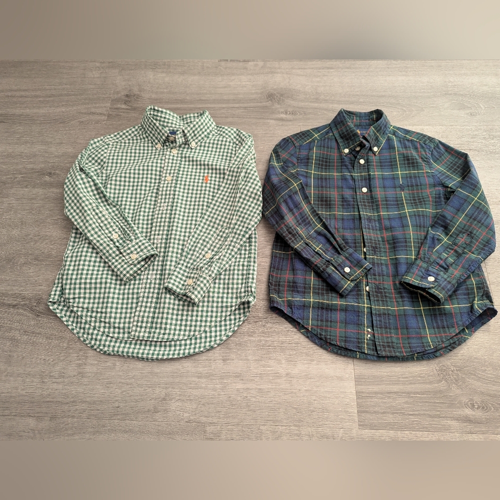 Ralph Lauren Boys Button Down Shirts 4t